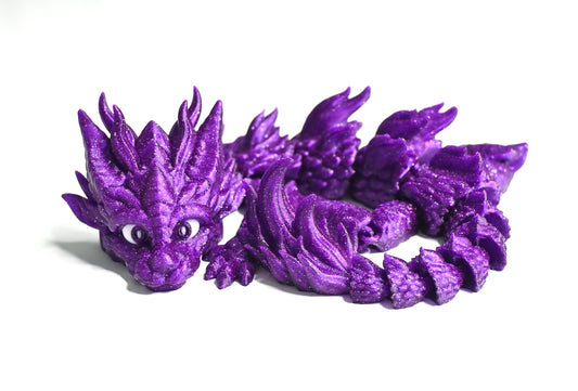 glittery baby dragon