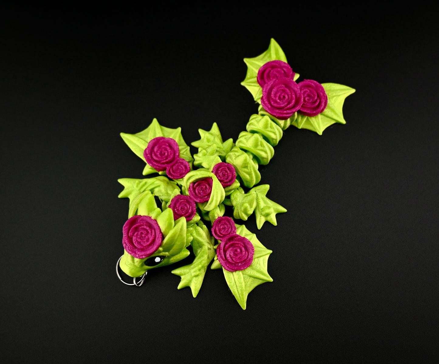 green dragon bag tag