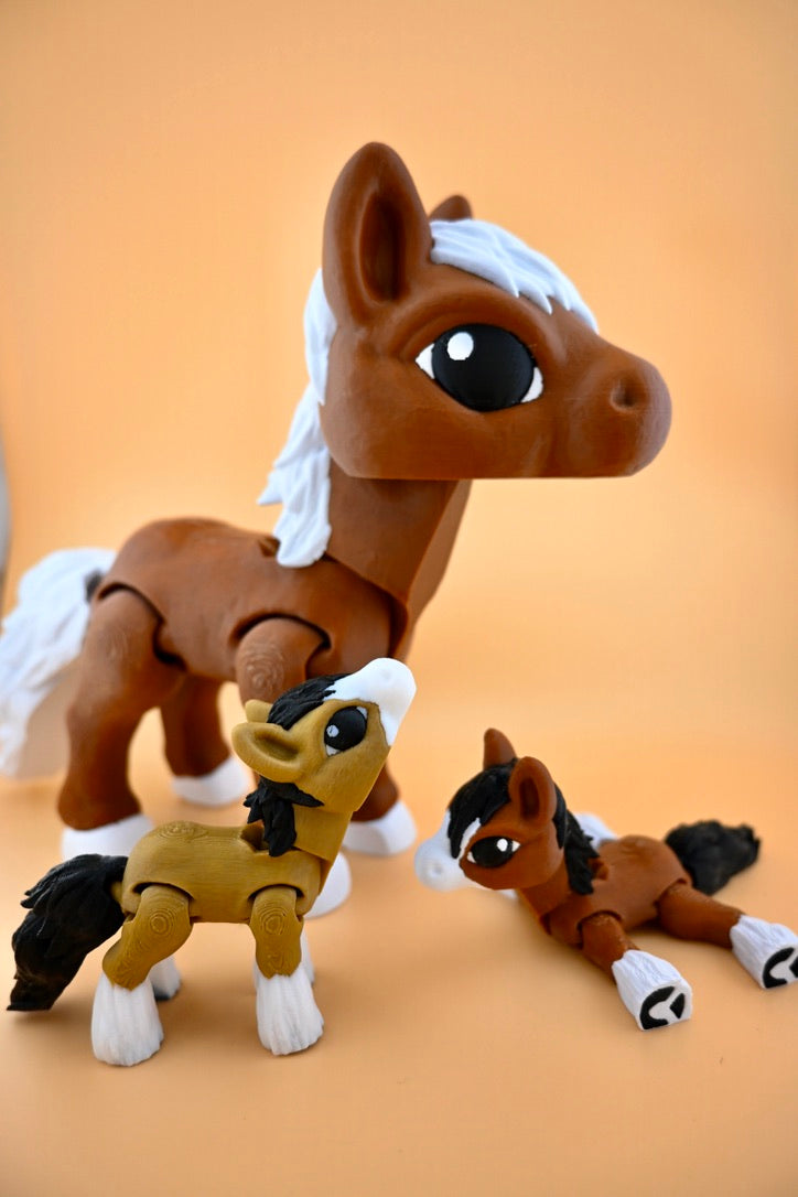 Mini tan foal