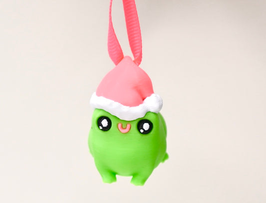 Cheeky Christmas frog