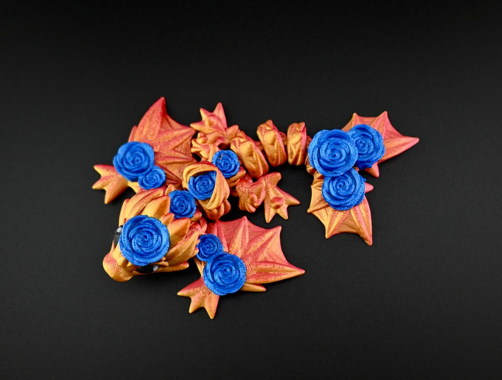 red dragon bag tag