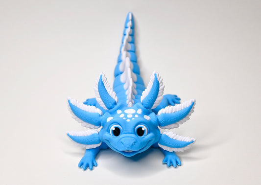 Blue Ice Pop Axolotl
