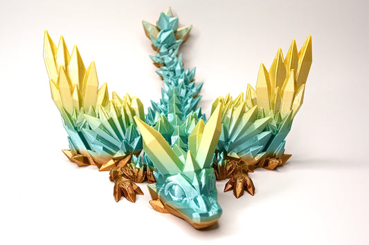 Baby Winged Crystal Dragon