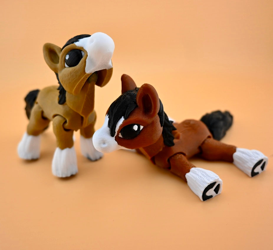 Mini tan foal