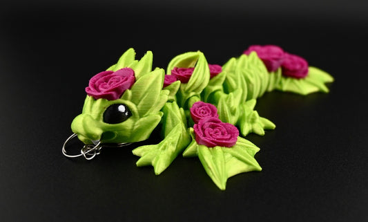 green dragon bag tag
