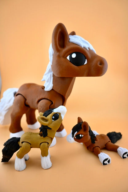 Mini tan foal