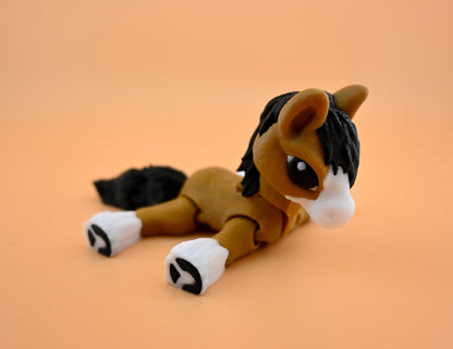 Mini tan foal